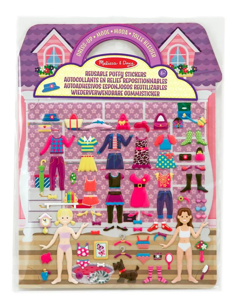 Melissa & Doug Puffy Klistremerker Gjenbrukbare – Dress Up – 1 stk. v:6091621 Melissa & Doug Puffy Klistremerker Gjenbrukbare – Dress Up – 1 stk. v:6091621