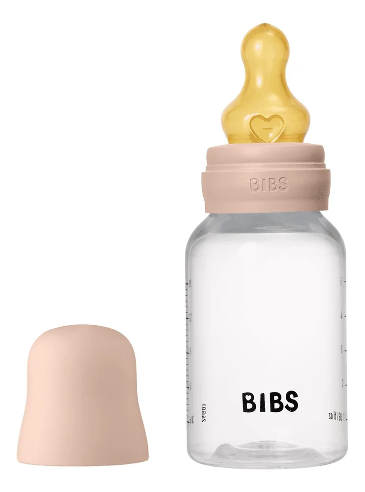 BIBS Baby Bottle Round Latex 150 ml Slow Flow Blush – 1 stk. v:7082740 BIBS Baby Bottle Round Latex 150 ml Slow Flow Blush – 1 stk. v:7082740