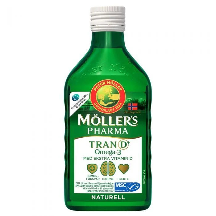 Møllers Pharma Tran D+ naturell – 250 ml v:2608394 Møllers Pharma Tran D+ naturell – 250 ml v:2608394