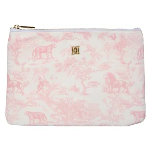 DARK Velvet Small Pouch Cotton Candy Savannah Pattern v:7535668
