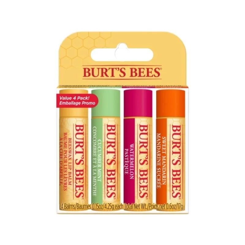 Burt’s Bees Lip Balm 4 Pack – Naturlig Fuktighet & Pleie v:5177809 Burt’s Bees Lip Balm 4 Pack – Naturlig Fuktighet & Pleie v:5177809