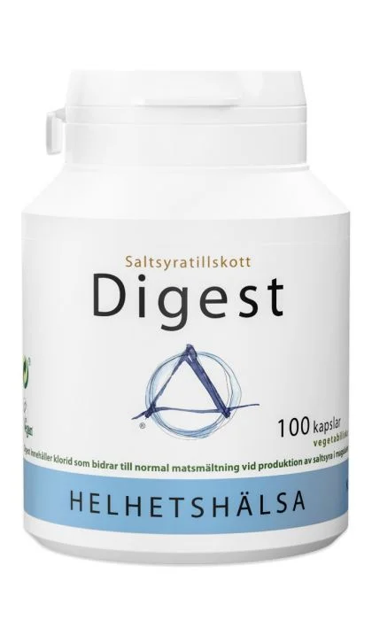 Helhetshälsa Digest saltsyretilskudd 100 stk v:8080846 Helhetshälsa Digest saltsyretilskudd 100 stk v:8080846