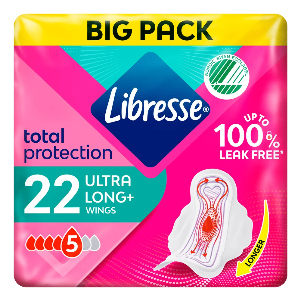 Libresse Ultra Long Wing Big Pack – 22 stk. v:1122015