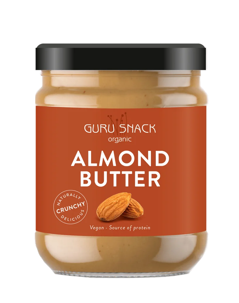 Guru Snack Almond Butter Crunchy Ø – 500 g v:4764522 Guru Snack Almond Butter Crunchy Ø – 500 g v:4764522