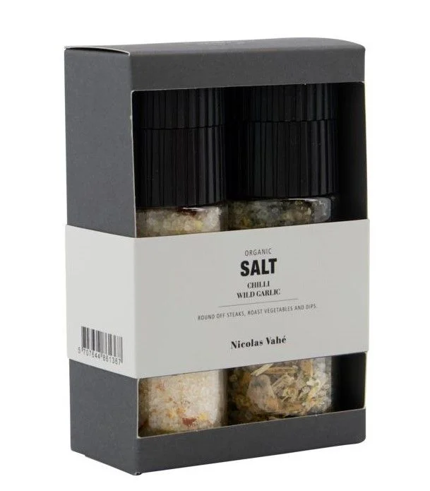 Nicolas Vahé Gaveeske, Nicolas Vahé Organic Chilli salt & Wild garlic 120 g, 80 g v:8117641 Nicolas Vahé Gaveeske, Nicolas Vahé Organic Chilli salt & Wild garlic 120 g, 80 g v:8117641