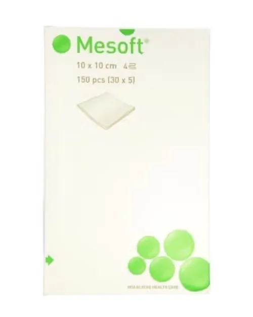 Mesoft sterile kompresser 10×10 cm 30×5 stk v:5255807 Mesoft sterile kompresser 10×10 cm 30×5 stk v:5255807
