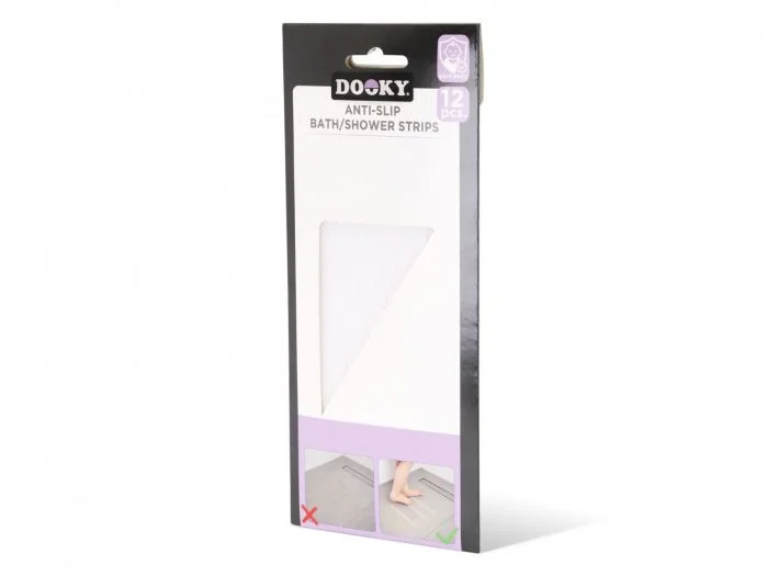 Dooky Safety antiskli bad/dusj strips transparent 12 stk v:7061547 Dooky Safety antiskli bad/dusj strips transparent 12 stk v:7061547