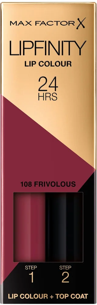 Max Factor Lipfinity 2-Step Long Lasting Lipstick 108 Frivolous v:7064699