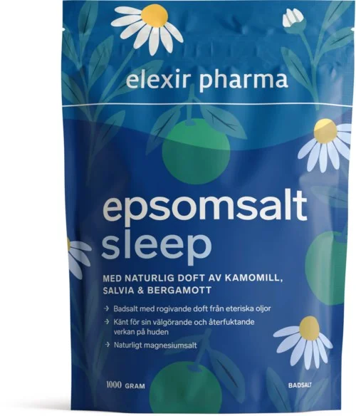 Elexir Pharma Epsomsalt Sleep 1000 stk v:8211411 Elexir Pharma Epsomsalt Sleep 1000 stk v:8211411