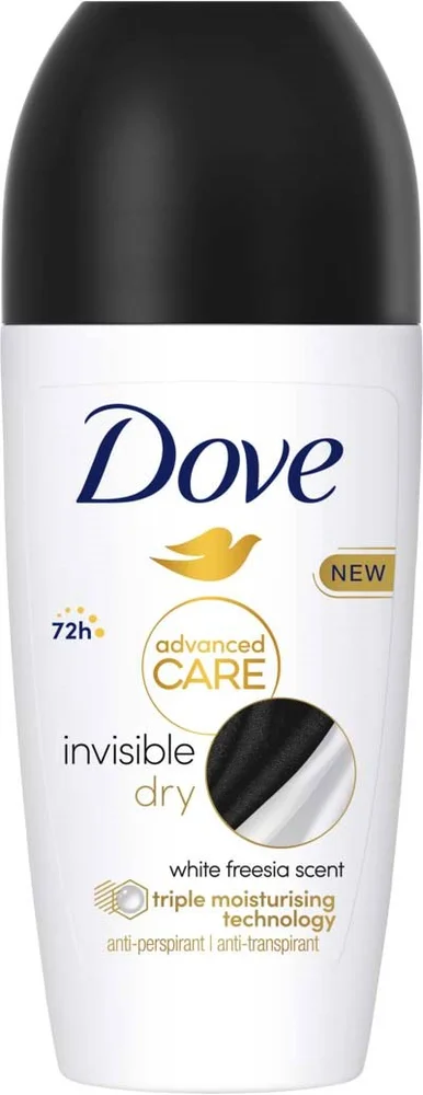 Dove 72h Advanced Care Invisible Dry Roll-On 50 stk v:6971214 Dove 72h Advanced Care Invisible Dry Roll-On 50 stk v:6971214