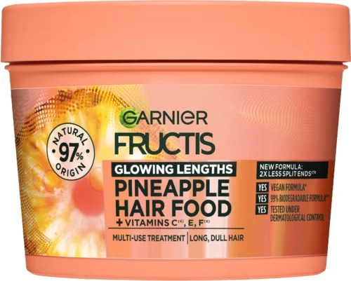 Garnier Fructis Pineapple Hair Food Glowing Lengths Multi-Use Treatment 400 ml v:4738639