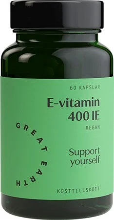 Great Earth E-Vitamin 400 I.U 60 kap v:6941577