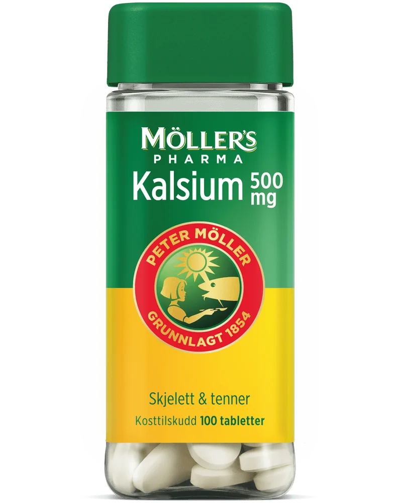 Møllers Pharma Kalsium tabletter 500mg – 100 stk v:5734515 Møllers Pharma Kalsium tabletter 500mg – 100 stk v:5734515