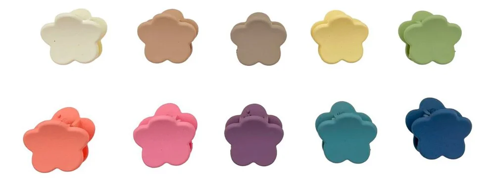 SOHO Etta Hårklemmer Pastel Flower - 10 stk. v:6514334