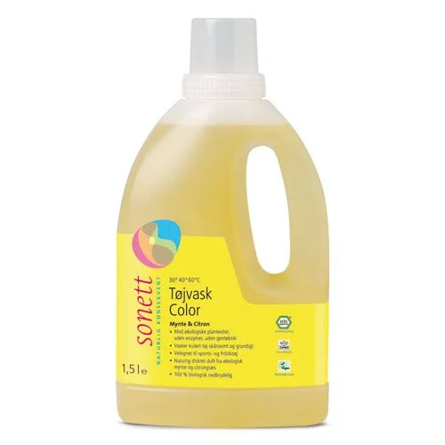 Sonett Mynte & Sitron Tøyvask color – 1,5 liter v:6372292