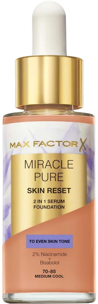 Max Factor Miracle Pure Miracle Pure Skin Reset 2 In 1 Serum Foundation 85.5 Medium Cool v:2704440