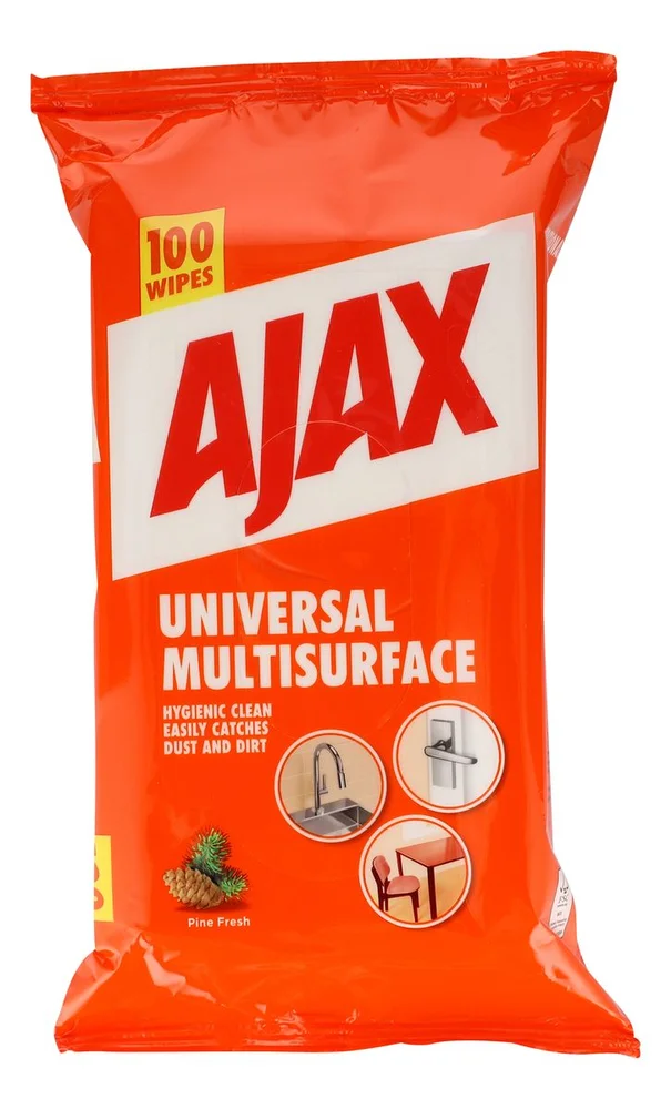 Ajax Wipes Universal – 100 stk. v:9377305 Ajax Wipes Universal – 100 stk. v:9377305