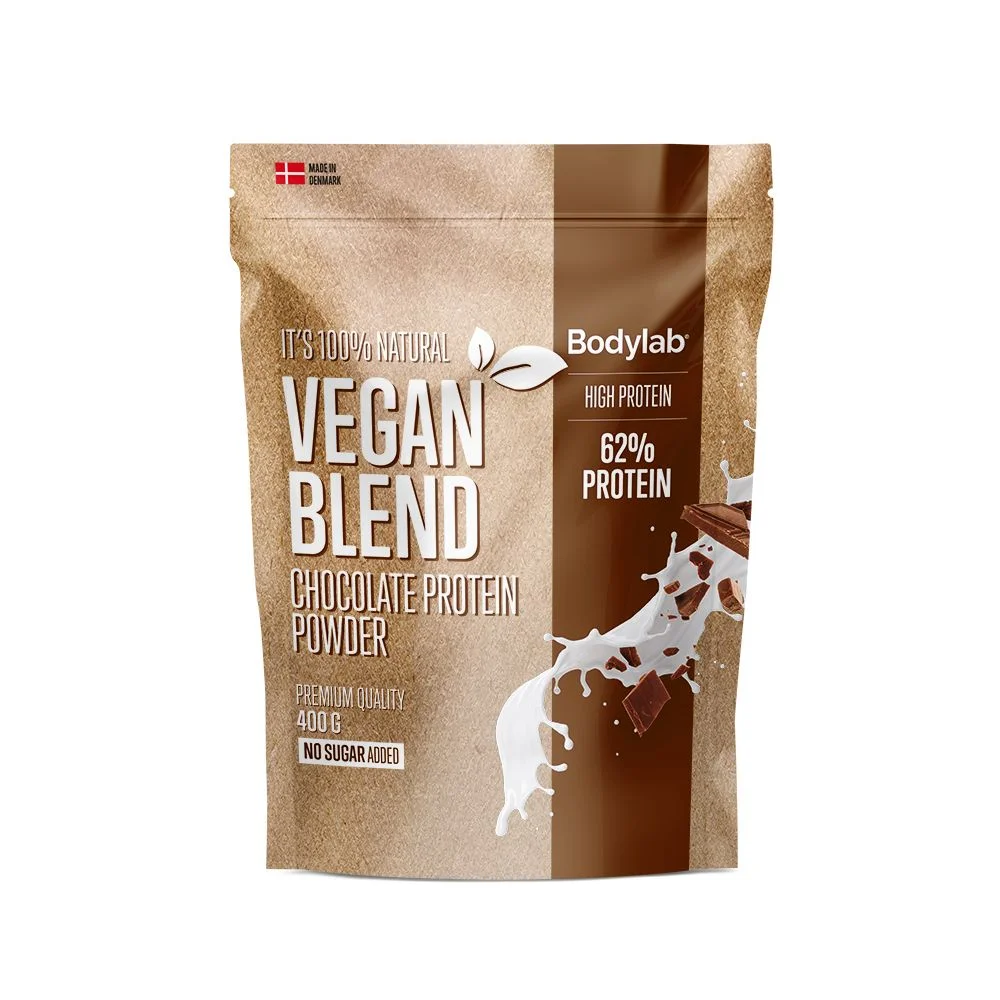 Bodylab vegan blend protein – Flere smaksvarianter – 400 g v:8144630