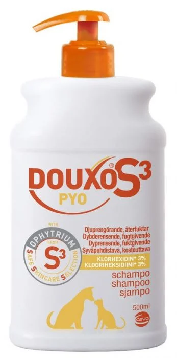 Douxo S3 Pyo Shampoo til dyr 500 ml v:1169835