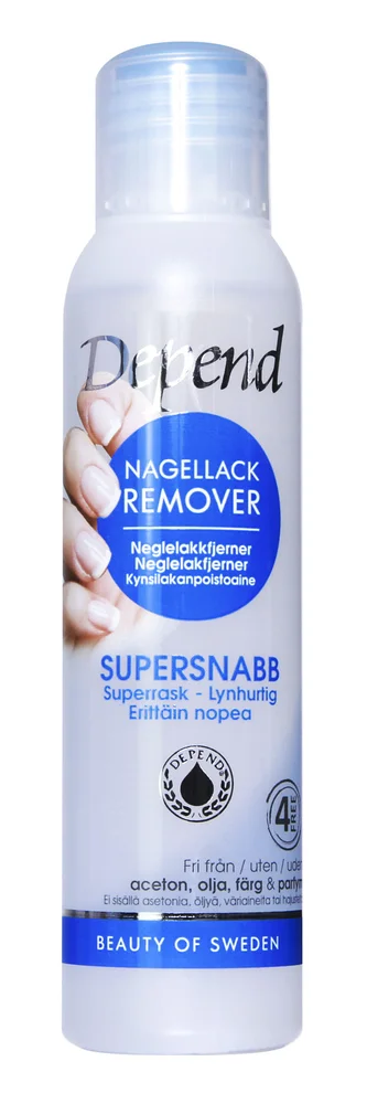 Depend Neglelakkfjerner Blå 100ml v:4240622 Depend Neglelakkfjerner Blå 100ml v:4240622