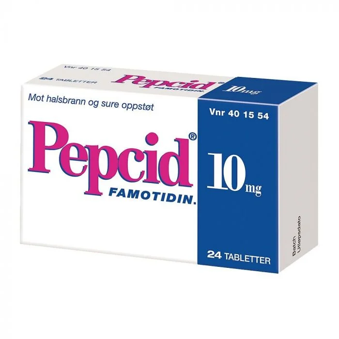 Pepcid 10 mg tabletter 24 stk v:8956396
