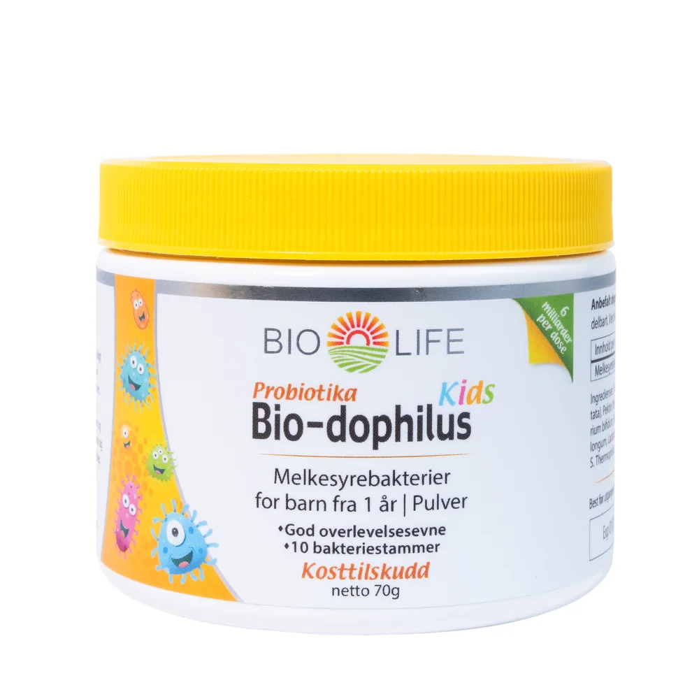 Bio Life Bio-dophilus Kids – Probiotika for barn v:6784949 Bio Life Bio-dophilus Kids – Probiotika for barn v:6784949