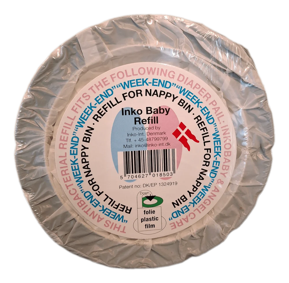 InkoBaby Bleiepose Weekend Refill til Angelcare – 12 stk. v:3024341