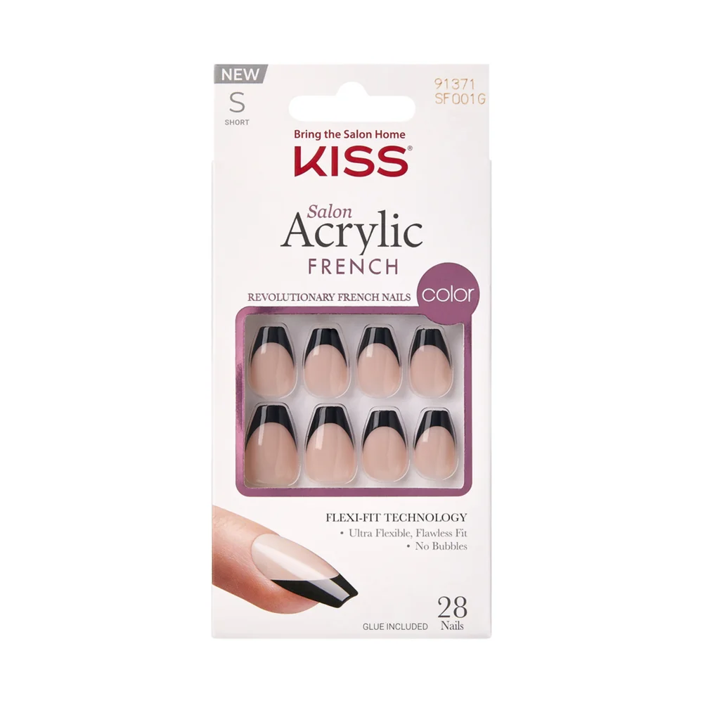 Acrylic French color – Flame 28 pcs – Kiss v:2820238