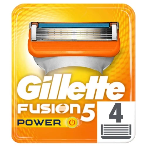 Gillette Fusion5 Power Razor Blades 4-pack 4 stk v:3421267 Gillette Fusion5 Power Razor Blades 4-pack 4 stk v:3421267