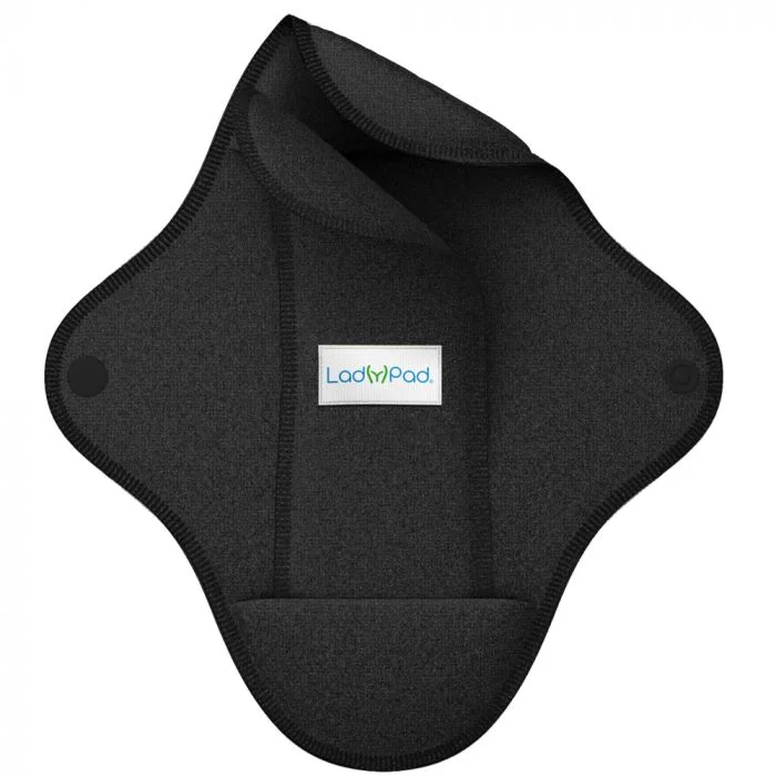 LadyPad Økologiske vaskbare bind Pad and Liner Black Str. S – 1pk v:9860809 LadyPad Økologiske vaskbare bind Pad and Liner Black Str. S – 1pk v:9860809