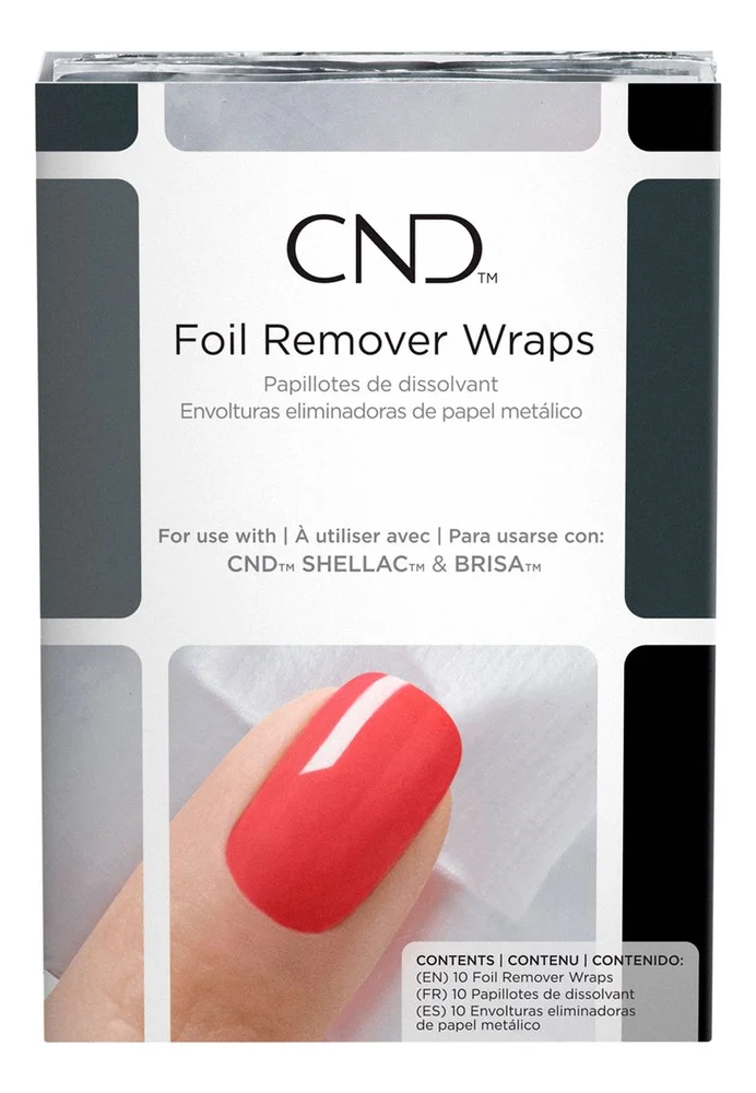 CND Remover Wraps Foil – 10 stk. v:5480199 CND Remover Wraps Foil – 10 stk. v:5480199