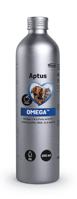 Aptus Omega olje 250 ml – omega-tilskudd til dyr v:1451596