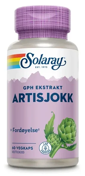 Solaray GPH artisjokk 60 kapsler v:2835473