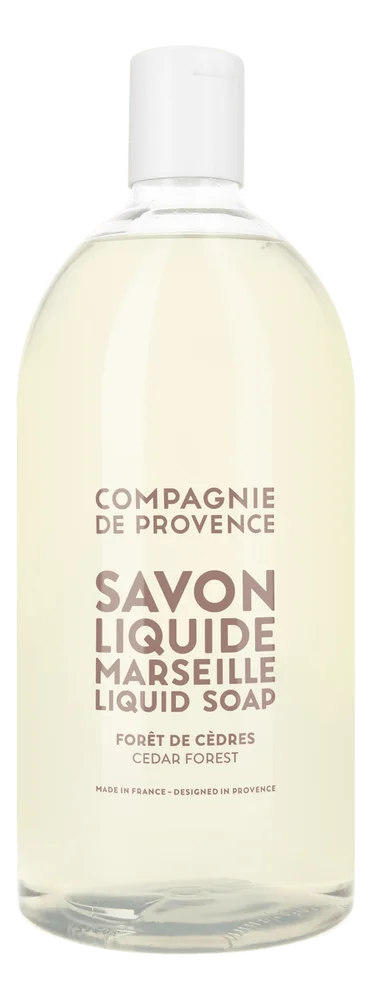Compagnie de Provence Liquid Marseille Soap Refill Cedar Forest – 1000 ml. v:7805604 Compagnie de Provence Liquid Marseille Soap Refill Cedar Forest – 1000 ml. v:7805604