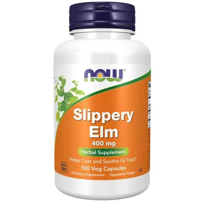 Now Slippery Elm 400 mg 100 Kapsler v:7006548 Now Slippery Elm 400 mg 100 Kapsler v:7006548