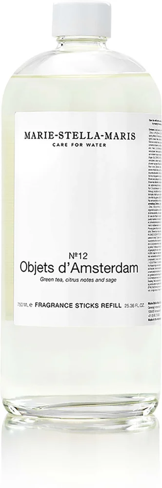 Marie-Stella-Maris Fragrance Sticks No. 12 Objets d’Amsterdam Glass Refill 750 ml v:4630482 Marie-Stella-Maris Fragrance Sticks No. 12 Objets d’Amsterdam Glass Refill 750 ml v:4630482