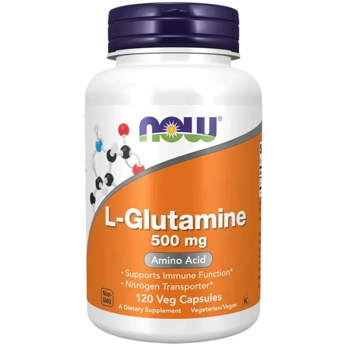 Now L-Glutamine 500 mg 120 Kapsler v:3714416