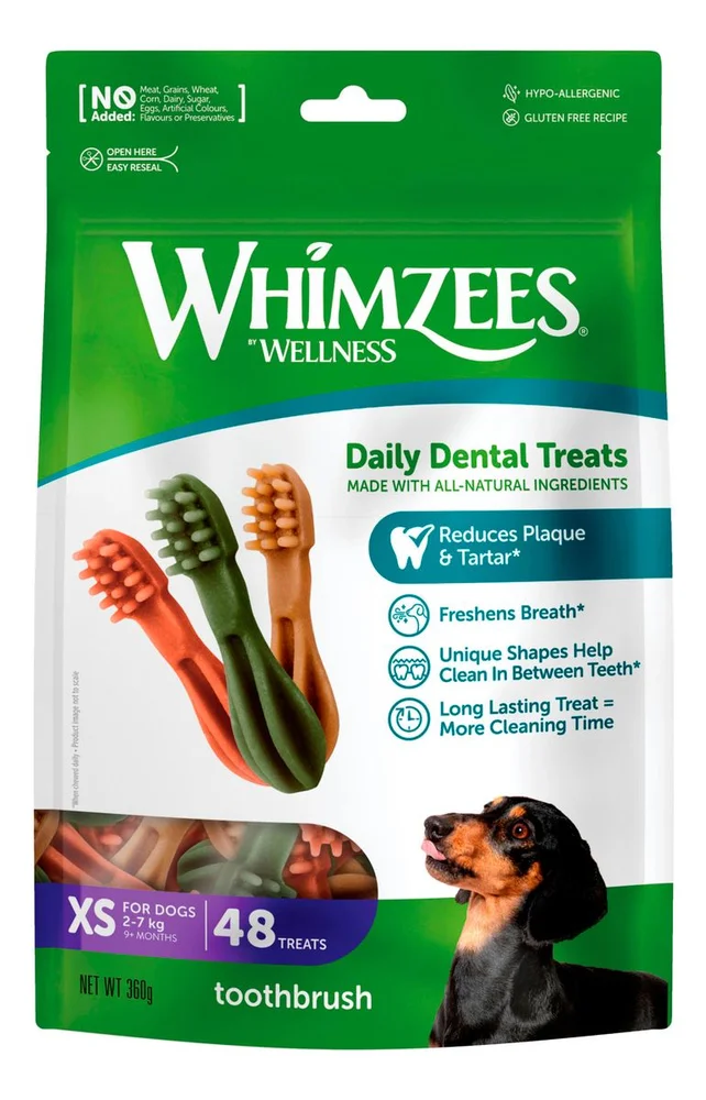 Whimzees Toothbrush Star XS, 48 stk. (360 g) v:6702324