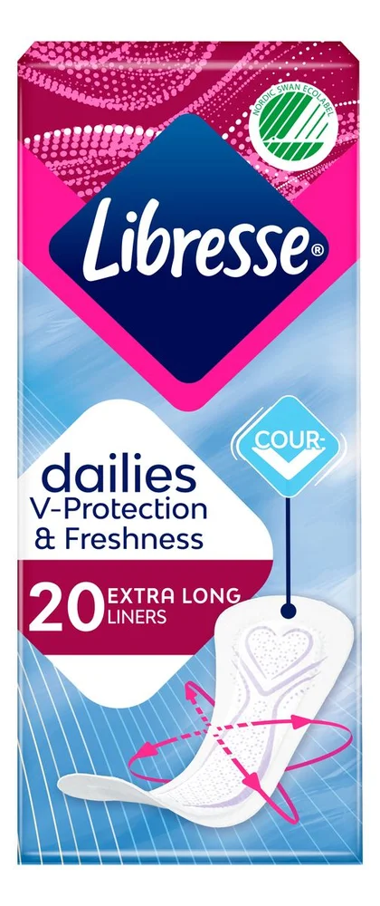 Libresse Extra Long – 20 stk. v:9593890 Libresse Extra Long – 20 stk. v:9593890