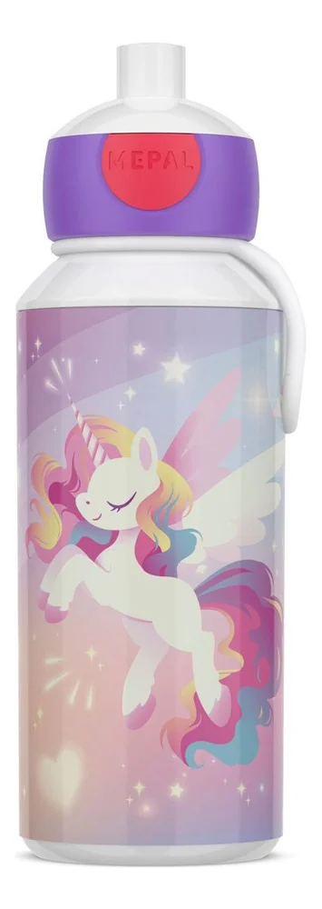 Mepal Drikkeflaske Pop-up Campus 400 ml Unicorn Glow – 400 ml. v:9832409