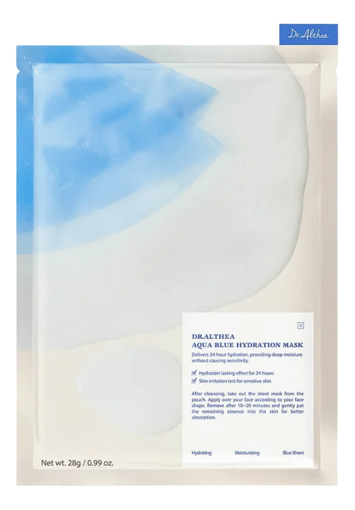 Dr. Althea Aqua Blue Hydration Mask – 1 stk. v:5940504 Dr. Althea Aqua Blue Hydration Mask – 1 stk. v:5940504
