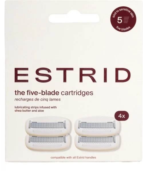Estrid The Five-blade Cartridges 4 stk v:4386495 Estrid The Five-blade Cartridges 4 stk v:4386495