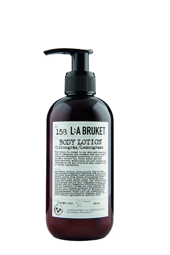 158 Body Lotion Lemongrass 240 ml – L:A BRUKET v:4215950 158 Body Lotion Lemongrass 240 ml – L:A BRUKET v:4215950