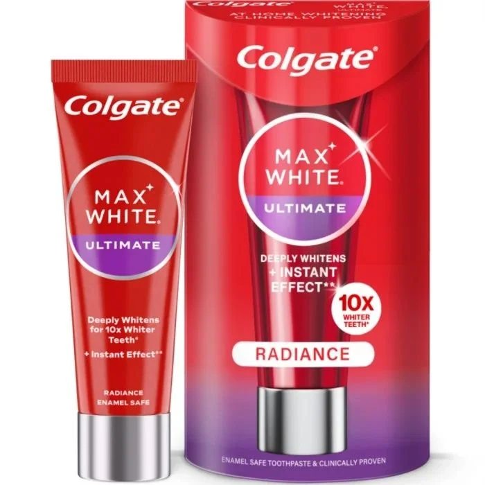Colgate Max White Ultimate Radiance Tannkrem 75 ml v:2983367 Colgate Max White Ultimate Radiance Tannkrem 75 ml v:2983367
