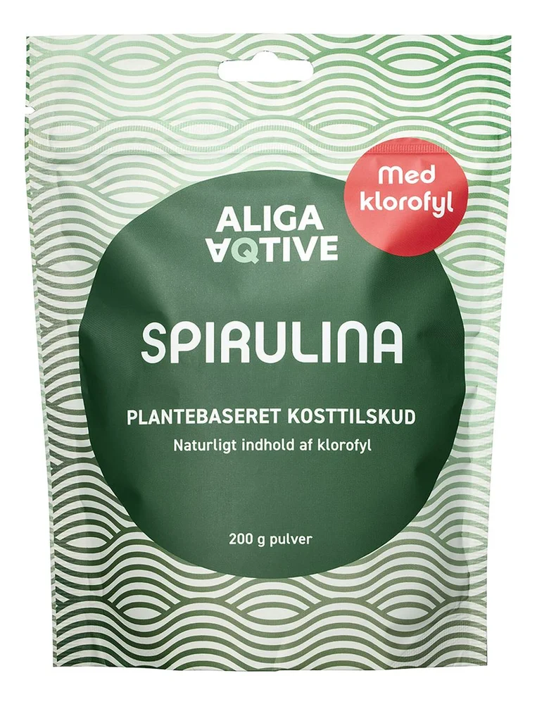 Aliga Aqtive Spirulina pulver - 200 g v:9598086