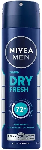NIVEA MEN Dry Fresh Spray 150 ml v:1967389