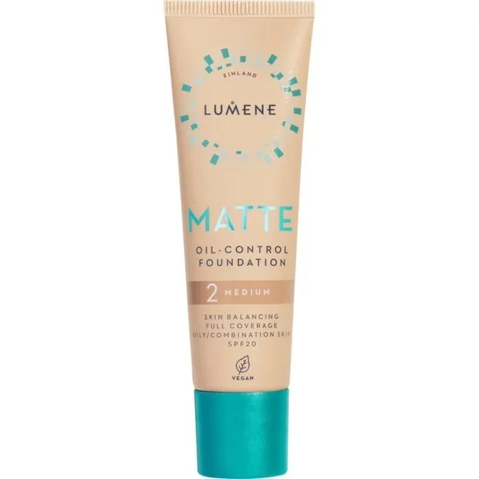 Lumene Matte Oil-Control Foundation SPF20 2 Medium 30 ml v:9206870