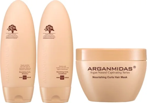 Arganmidas Nourishing Curls Bundle Shampoo 450 ml & Conditioner 450 ml & Mask 300 ml v:6360565