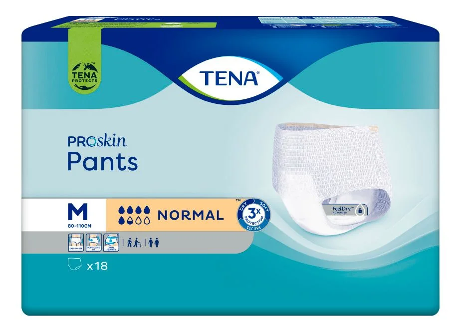 TENA ProSkin Pants Normal bleie Str. M – 18 stk. v:6471336