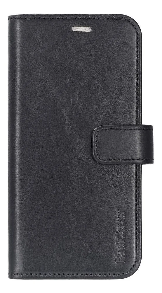 RadiCover Mobilcover Strålingsbeskyttelse 2in1 svart skinn - iPhone 16 - 1 stk. v:3512014